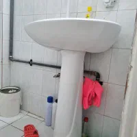 سینک روشویی دستشویی سالم سالم در حد نو|لوازم سرویس بهداشتی|بافق, |دیوار