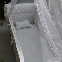 تخت کنار مادر گهواره ای ام دی اف با سرویس خواب|تخت و صندلی بچه|اصفهان, شاهد|دیوار