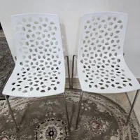 صندلی با پایه فلز  کاملا نو