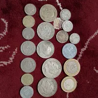 سکهای قدیمی کلکسیونی زمان شاه|کلکسیون سکه، تمبر، اسکناس|بوکان, |دیوار