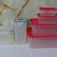 ظروف نگهدارنده درب دار در حد نو