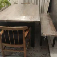میز ناهارخوری چوبی ۶-۷ نفره|میز و صندلی غذاخوری|تهران, ازگل|دیوار