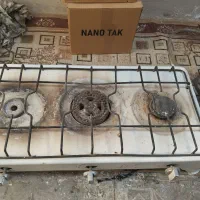 کباب پز و اجاغ گاز تک شعله و سه شعله