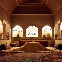 کرسی با لحاف نو کامل