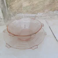 کاسه بشقاب بلور قدیمی