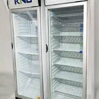 یخچال و فریزر ایستاده KINO + یخچال ویترینی طلایی