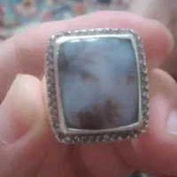 انگشترنقره با سنگ شجر بسیارزیبا|جواهرات|رشت, گیل|دیوار
