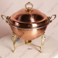 ظروف‌مسی/سوفله خوری مسی وارمردار گرد/اقساطی