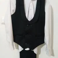 جلیقه شلوار پسرانه مجلسی و کفش کالج پسرانه|کفش و لباس بچه|نیشابور, مبارکه|دیوار