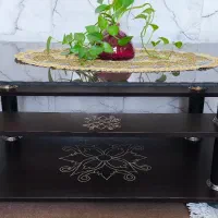 جلو مبلی شیشه ای