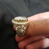 انگشتر نقره سایز درشت شجر اصل دست ساز