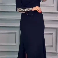 پیراهن بلند مجلسی مدل ماهی  نو رنگ مشکی سایز۳۸|لباس|اسلام‌شهر, مسکن مهر اسلاشهر (شهرک امام خمینی)|دیوار
