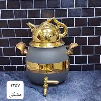 سماور گازی 6لیتر طرح سنگ برنجی|سماور، چای‌ساز، قهوه‌ساز|خرم‌آباد, |دیوار