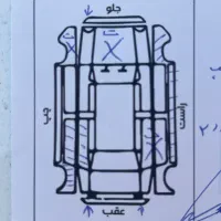 دنا مدل ۹۶ تیپ ۲ شاسی ها سالم|خودرو سواری و وانت|تهران, ارم|دیوار
