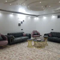 مبل ۸ نفره با سه عدد میز عسلی