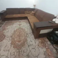 مبل ال راحتی ومیز جلو مبلی