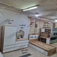 سرویس نوجوان تخت ، کمد ، میزتحریر ، دراور و آینه