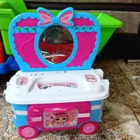 سه چرخه کودک.کامیون و چند اسباب بازی دخترانه|اسباب‌‌بازی|یزد, |دیوار