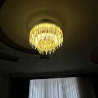 لوستر کریستالی  دو حلقه|لوستر و چراغ آویز|کرمانشاه, |دیوار