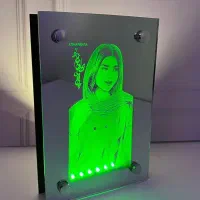 کادو هدیه لاکچری با عکس و متن دلخواه (Light Glass)