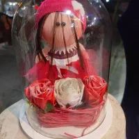 باکس پول.باکس گل.گل شیشه ای.رزجاودان. باکس عروسکی|گل مصنوعی|رشت, اسماعیل آباد|دیوار