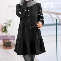 مانتو مشکی دخترونه