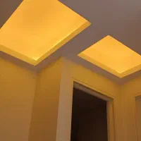 نصب چکی هالوژن نورمخفی  لاین نوری|لامپ و چراغ|تبریز, |دیوار