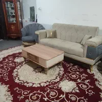 مبل صدفی 7 نفره به همراه میز عسلی