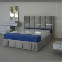 تخت خواب دونفره طلایی سرویس خواب عروس تخت دو نفره|تخت و سرویس خواب|مشهد, سیس‌آباد|دیوار