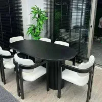 میز و صندلی لاکچری مدل اچ