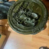 برنز کنار سالنی اصل مارک دار با ۵ تندیس|مجسمه، تندیس، ماکت|تهران, اختیاریه|دیوار