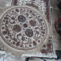 فرش آشپزخانه دایره افشان کرم۱۰۰۰ شانه ۱×۱ سایز|فرش|تبریز, |دیوار