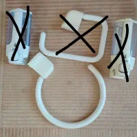 دوش و پایه حوله|لوازم حمام|گلبهار, شهر جدید گلبهار|دیوار