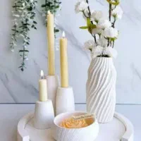 دکوری سنگ مصنوعی وشمع