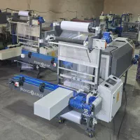 دستگاه شیرینگ پک تمام اتومات با PLC-HMI