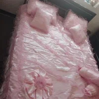 رو تختی ساتن کاملا نو اصلا استفاده نشده
