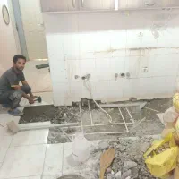 تخریب ساختمان بدون شکستن لوله ها و کاشیکاری|خدمات پیشه و مهارت|گرگان, |دیوار