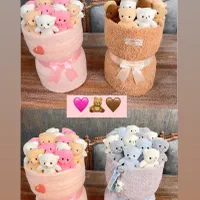 بوکت تدی دسته گل تدی خرسی عروسک  دسته گل عروسک