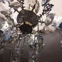 لوستر برنجی اصل|لوستر و چراغ آویز|ری, صفاییه (چشمه علی)|دیوار