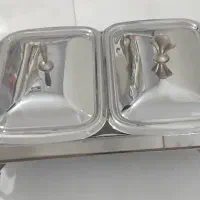 سوفله خوری  برزیلی حک شده روبدنش و ظرف داخلش