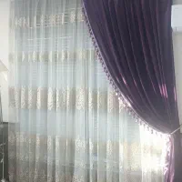 فروش پرده مخمل و توری