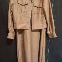 مانتو مشکی سارافن و کت وچنددست مانتو