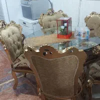 مبل نه نفره با میز غذاخوری شش نفر|مبلمان خانگی و میز عسلی|رباطکریم, رباطکریم|دیوار