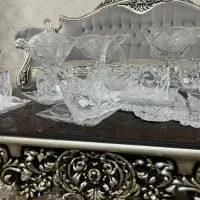 سرویس کریستال 6 نفره سیلیکا ژاپن|ظروف سرو و پذیرایی|تهران, مسعودیه|دیوار