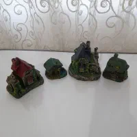 کلبه تزئینی، مجسمه و مرجان برای آکواریوم و تراریوم