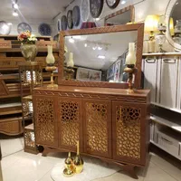 آینه کنسول چهار درب آریو آینه و کنسول میز تلویزیون|بوفه، ویترین، کنسول|خرمآباد, |دیوار