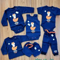 لباس پنبه نوزاد طرح روباه در سیسمونی نی نی ناز