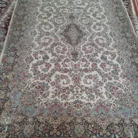 قالی دستباف کرمان، دو در سه، طرح ترنج|فرش|زرند, |دیوار