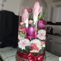 گل استوانه ایی شیشه ای