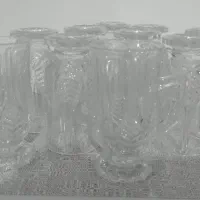 ده عدد استکان کریستال|کلکسیون اشیاء عتیقه|بیجار, |دیوار